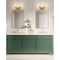Z-Lite Analia Vanity, 2-Light, 16.5 In.W x 7.5 In.L x 9.25 In.H, Modern Gold/Clear Ribbed 1101-2V-MGLD - alternate 5